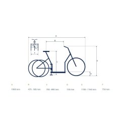 Tricycle Ally - Vélo pour personnes de petite taille avec pneus 24 pouces et équipements de sécurité