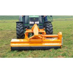 Flexia broyeur forestier - Noremat - largeur de coupe réelle 1.81 à 2.17 m - attelage frontal avec parallélogramme unique