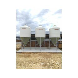 Silo d'aliment d'élevage à cône axial translucide - Ø2325 - Capacité entre 6 et 22m3 - Silo Star