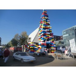 Bloc empilable lego beton 160X80  murs coupe feu- partout en France Hauteur 10m