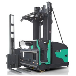 Chariot tri-directionnel Mitsubishi VNT15-20(XL) - options disponibles - électrique - capacité 1100-1400 kg