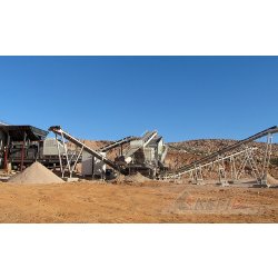 Station mobile de concasseur à mâchoires Kefid - capacité jusqu'à 650 t/h - dimensions compactes