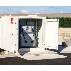 Cuve de stockage de gasoil, fioul et gnr de 7000 à 27 000 l pour le ravitaillement de moyennes et grandes flottes de véhicules - envirocube exel 2 - ece type 2 -  alorem