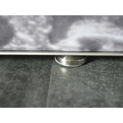 Cloison amovible en aluminium et toile tendue - végétal - sur mesure - Tisalia