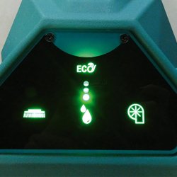 Autolaveuse accompagnée compacte et maniable avec poignée ergonomique - T15BT-Li, capteur d’aspiration rotatif et mode ECO