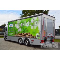 Fourgon rideaux coulissants - carrosserie - A&C Noyens - normes EN-12642 XL avec options de toit et portes