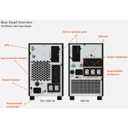 Vertiv Liebert EDGE-750IMT alimentation d'énergie non interruptible Interactivité de ligne 0,75 kVA