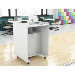 Banque d'accueil mobile BAM - Polyvalente, fonctionnelle et design - Fabrication française
