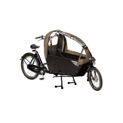 Biporteur AMSTERDAM AIR - Vélo cargo musculaire avec coffre avant 100x63 cm