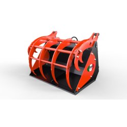 Godet pélican pour chargeuse articulée et valet de ferme - Croco 4 ou 5 dents - Accroche standard (W/EURO)