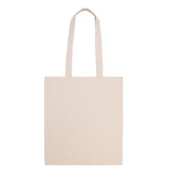 Sac shopping en coton canvas - longues anses 70 cm - Réf: KI0250 - Kimood