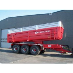 Remorque agricole B180BV en aciers spéciaux - Delaplace - Charge 18 tonnes avec rehausses et sécurité