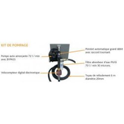 Cuve double paroi 2500 litres avec pompe - 302221