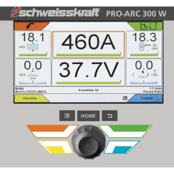 Poste à souder Schweisskraft PRO-ARC 300 W - 1086530 - Arc pulsé avec réglages MIG/MAG avancés