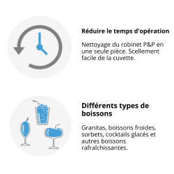 Machine à granita 2x 12l - 900w gbg - spin2