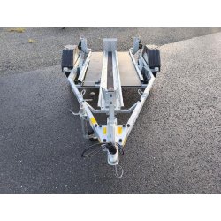Remorque porte moto basculante Debon Roadster Moto 1V2 - 1 place - 1 essieu - PTAC 750 kg - sans options - Référence: roadstermoto1v2