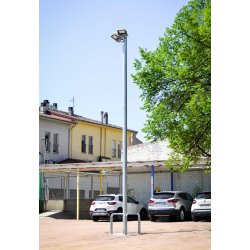 Mât d'éclairage public Tekno ICCl+APM - Acier S-235 JR galvanisé - Hauteur jusqu'à 12m