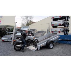 Remorque moto - humbaur - 1386