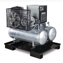 Compresseur Aircraft Airprofi DUO 703/2x100/10 K - 2023073 - 2 cuves 100L, bicylindre haute performance