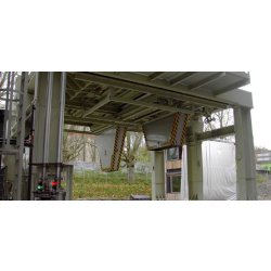 Silo de stockage de sel avec plaques en acier revêtues de verre - Harvestore