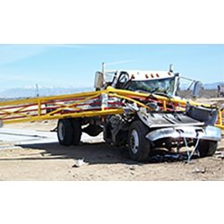 Barrière à levage vertical anti-voiture bélier 15 m - Testée et certifiée M50 P2 - Série Gibraltar G-3000
