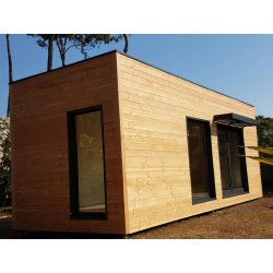 Studio de jardin Evry 20 m² - maison de jardin en ossature bois - 100% isolé, modifiable et sans permis de construire