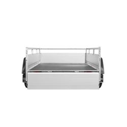 Remorque SARIS MAC ALU MP 305 153 2700 - 2 essieux - PTAC 2700 Kg - Aluminium - Transport matériaux lourds