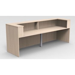 Banque d'accueil DELTA - design intemporel - gamme BASIC et PLUS avec options LED