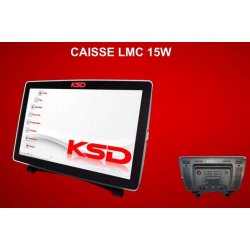 Lmc 15w - caisse enregistreuse tactile - écran 15.6 pouces - format 16/9 - serrure dallas