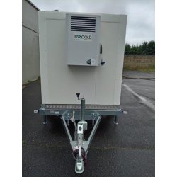 Remorque frigorifique positive simple essieu freinée 750 kg ou 1000 kg - ARTHUR 1