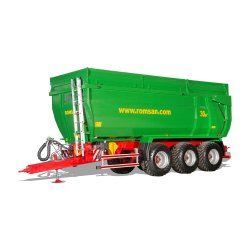 R 200 TRHK Benne agricole à tridem monocoque - ROMSAN - capacité 20000 kg