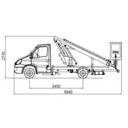 Camion nacelle MULTITEL140 alu