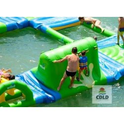 Module Cliff Wibit - Mur de grimpe aquatique gonflable 2 faces - Réf : A3430