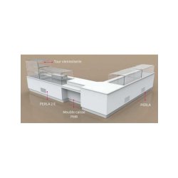 Vitrine tour viennoiserie - Neutre 1000