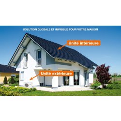 Dlse+vav - climatiseur professionnel Airwell - super silencieux avec contrôle de 6 zones et pompe à condensats intégrée