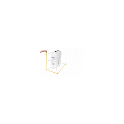 Cuve fioul PE 1000 litres compact - aérienne double paroi - robuste et pratique