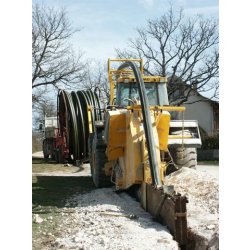 Trancheuse sur pneus UNAC 500P - cabine pressurisée ergonomique, outils interchangeables, moteur Diesel DEUTZ 550 CV