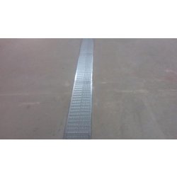 Caniveaux et caillebotis de ventilation - Lecitech avec pattes de scellement et pièces de raccordement