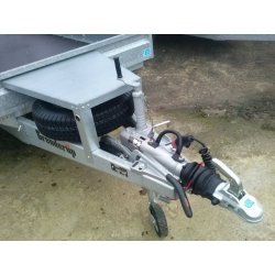 Remorque porte engin brenderup 3,5 t, 5,62m - 2 essieux