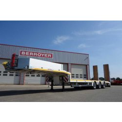 Semi-remorques porte-engins MAXTRAILER MAX 100 - 3 essieux SAF - 50T - véhicule neuf en stock - réf. 9002