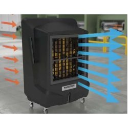 Rafraîchisseur par évaporation Master BC 121 - mobile, silencieux et durable avec grand réservoir et télécommande