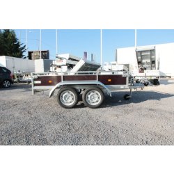 Remorque utilitaire 2 essieux et frein en 750kg pour les transports des particuliers comme des pros- erde expert - lc 252 f bois