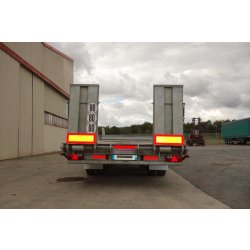 Remorque porte-engins ECIM 6423 - 19T - 2 essieux - Plateau basculant 7000mm