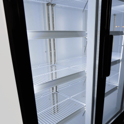 Vitrine réfrigérée murale en 2 portes (+2°c/+10°c) - capacité 800 litres