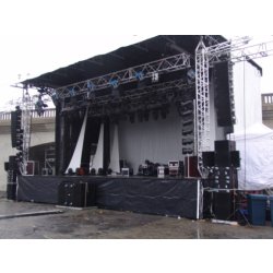 Scène mobile polyvalente de 12 m d'ouverture et 10 m de profondeur - MOV'IN 120 - Taille intermédiaire pour grands festivals