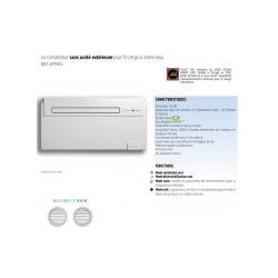 Unico Air - Climatiseur professionnel sans unité extérieure - Olimpia Splendid - Télécommande multifonctions, 1,8 kW, Double classe A
