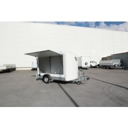 Remorque fermée a panneaux sandwich - debon - roadster 300 hayon