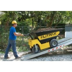 DT-1000 brouette à moteur - Alitrak - 1000 kg - structure robuste en acier et moteur électrique 24V/3000 watt