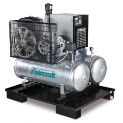 Compresseur Aircraft Airprofi DUO 703/2x100/10 KK - Universel avec 2 réservoirs de 100 L - Réf. 2023074