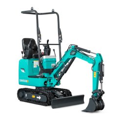 Mini-pelle parfaite pour les travaux en espace exigu -  Sunward SWE 08B